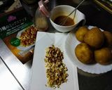 ナッツとごま入り★じゃが芋の味噌炒め作り方1写真