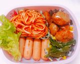 ドラえもん ミーちゃん ラブキャラ弁作り方3写真