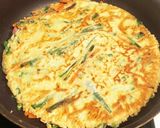 韓国料理屋さんの【豚肉とニラのチヂミ】作り方5写真