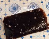 黒豆の煮汁活用☆片栗粉で黒わらびもち作り方6写真