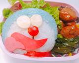 ドラえもん ミーちゃん ラブキャラ弁作り方8写真