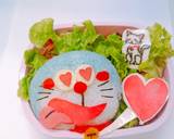 ドラえもん ミーちゃん ラブキャラ弁作り方10写真