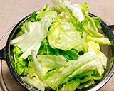 豚肉の野菜入り生姜焼き☆タレしみレタス作り方3写真