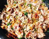 豚肉の野菜入り生姜焼き☆タレしみレタス作り方9写真