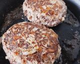 ワインに合う♪きのこ入りハンバーグ作り方4写真