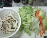 鶏つくね入りヘルシー中華丼作り方1写真