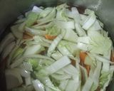 鶏つくね入りヘルシー中華丼作り方2写真