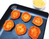 干し柿と柚子のフローズンスイーツ作り方1写真