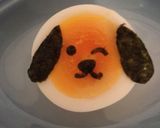 ゆで卵ワンちゃん作り方7写真