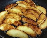 クリスマスモーニング♡焼き林檎トースト作り方6写真