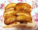 クリスマスモーニング♡焼き林檎トースト作り方9写真