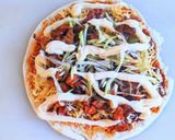 焼き鳥ピザ作り方6写真