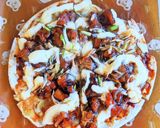 焼き鳥ピザ作り方8写真
