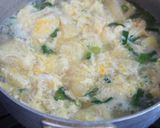5分！簡単！さつま芋・卵の甘い味噌汁♪作り方4写真