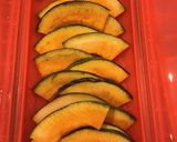 簡単　かぼちゃのカレー粉チーズ作り方2写真