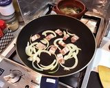 自家製パンチェッタ☆きのこクリームパスタ作り方9写真