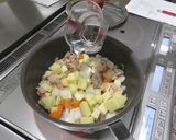 コーンクリーム煮＠高梁川流域学校給食作り方5写真