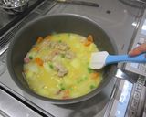 コーンクリーム煮＠高梁川流域学校給食作り方6写真