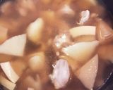 鶏モモと竹の子の温麺作り方4写真