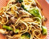 簡単♪温活♪生姜和風めんつゆパスタ作り方4写真