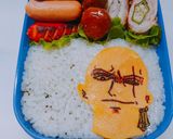 ONE PIECE ゾロ キャラ弁作り方3写真