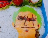 ONE PIECE ゾロ キャラ弁作り方5写真