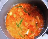 スンドゥブチゲスープでラーメン作り方6写真