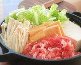 豚こま切れ肉と白菜のみぞれ鍋（雪見鍋）作り方3写真