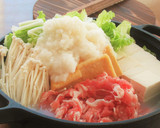 豚こま切れ肉と白菜のみぞれ鍋（雪見鍋）作り方4写真