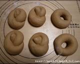 ＨＢで♡ノット型✿甘～い黒糖ベーグル♫♬作り方3写真