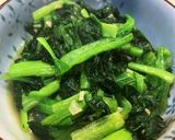 空芯菜,小松菜の大量消費//青菜炒め作り方5写真