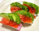 蒲鉾の蛇腹きゅうり・たらこ・いくらのっけ作り方17写真