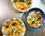 簡単甘味噌丼炒め味豚こま大根青椒肉絲風作り方15写真
