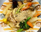 簡単甘味噌丼炒め味豚こま大根青椒肉絲風作り方17写真