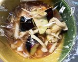 豚こまボロネーゼ風パスタ味麻婆豆腐茄子作り方13写真
