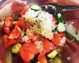 トマトときゅうりのさっぱりサラダ作り方4写真
