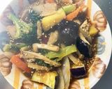 根菜茄子肉なしトンテキ味温野菜サラダ作り方16写真