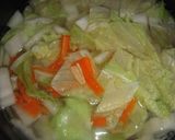 白菜と肉団子のホワイトスープ作り方6写真
