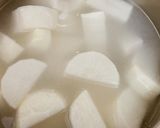 分量簡単♪市販すき焼きのタレで豚バラ大根作り方1写真
