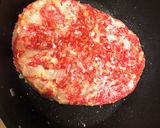 フライパンひとつ（ワンパン）でチーズハンバーグ作り方4写真