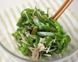 大量消費可、ピーマンえのきのだし和え作り方4写真