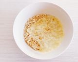 レンジで簡単！納豆キムチーズオートミール作り方2写真