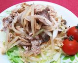 おかずになる豚肉のピリ辛サラダ作り方11写真