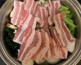 減塩レシピ★豚肉とかぶ、きのこのポン酢煮作り方5写真