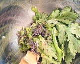 春菊パスタ作り方1写真