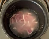 栄養+お腹に優しい♪豚肉とねぎの中華粥作り方4写真