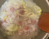 栄養+お腹に優しい♪豚肉とねぎの中華粥作り方7写真