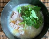 栄養+お腹に優しい♪豚肉とねぎの中華粥作り方8写真