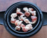 レンジで簡単！豚バラと白菜の煮物作り方3写真