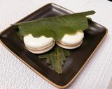 柏餅風、味噌あんマカロン作り方3写真